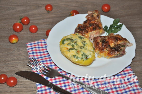 вкусная картошка с мясом