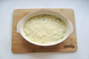 Пирог с яично-сметанной заливкой - фото шаг 9