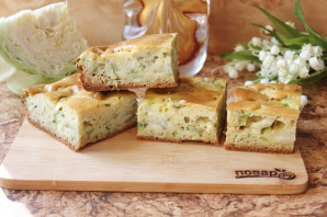 Пирог с яично-сметанной заливкой - фото шаг 11