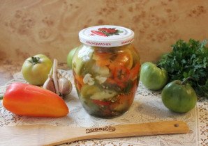 Салат из зеленых помидоров по-грузински - фото шаг 10