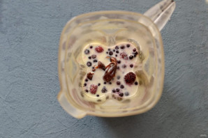 Смузи с семенами льна - фото шаг 4