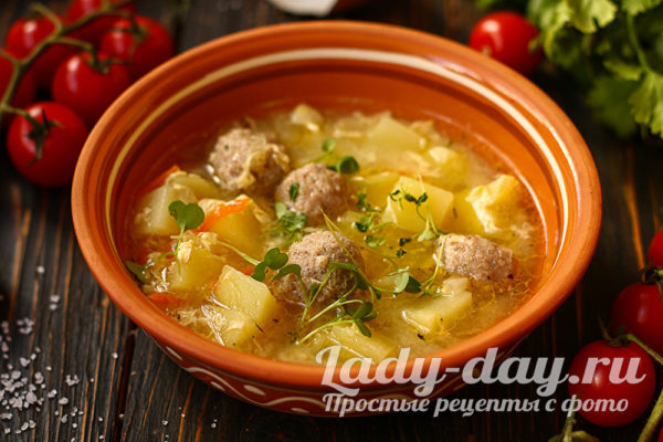 первое блюдо с мясом