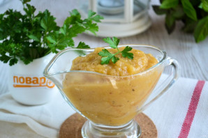 Яблочный соус к мясу - фото шаг 9