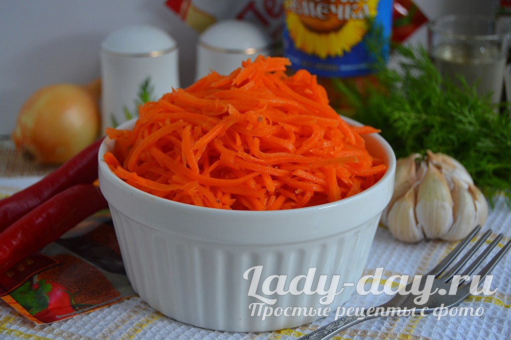 Морковь по-корейски рецепт