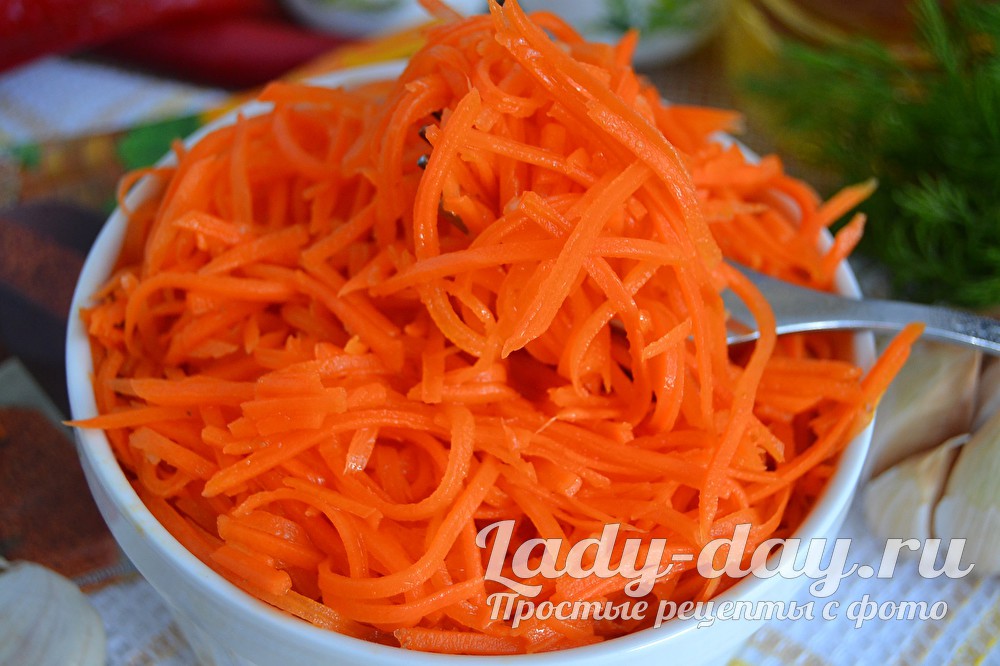 Морковь по-корейски - самый вкусный рецепт 