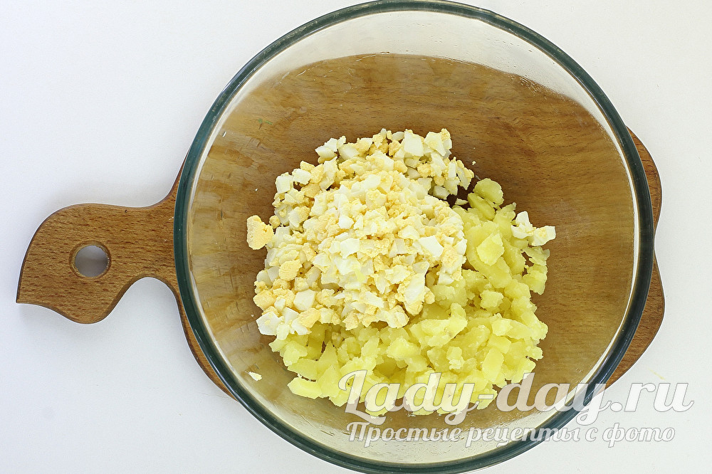 яйца и картошка