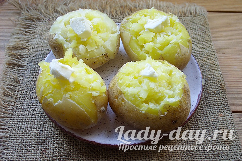картошка с маслом