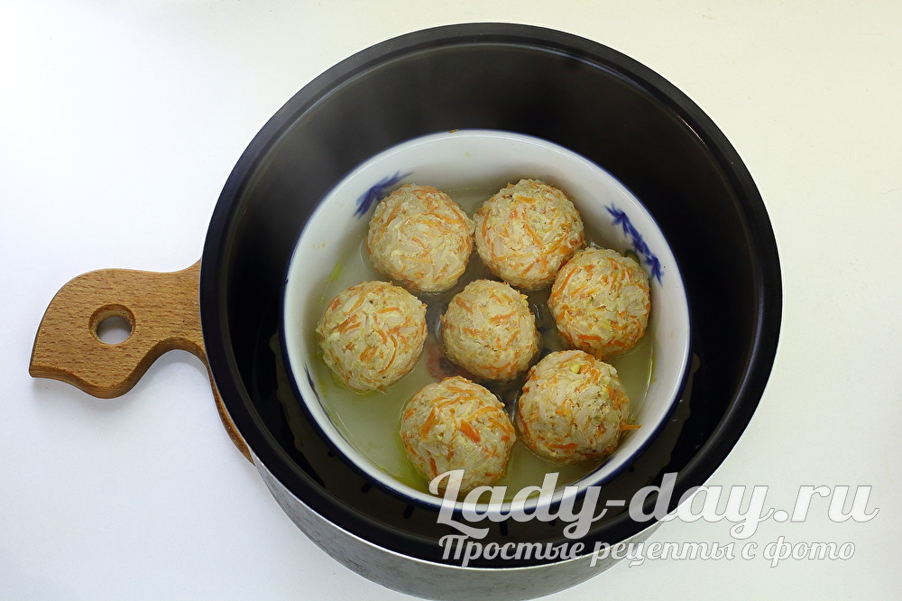 тефтели на пару