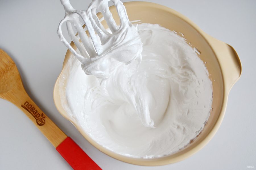 Безе без яиц, приготовление меренги