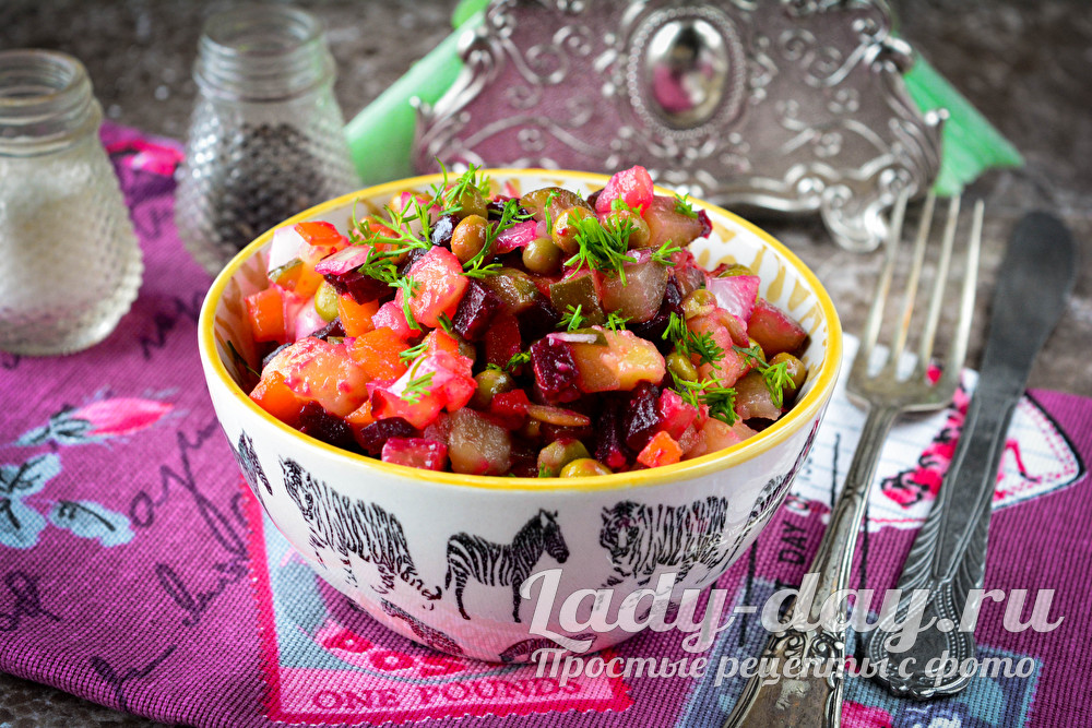 Винегрет классический рецепт