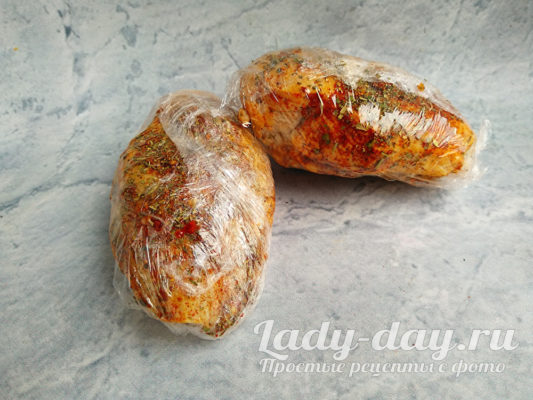 завернуть в пакет