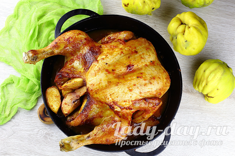 курица целиком в духовке рецепт самый вкусный