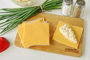 Каллы из сыра - фото шаг 6