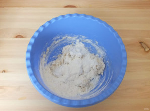 Лепешки с сыром и творогом на сковороде - фото шаг 3