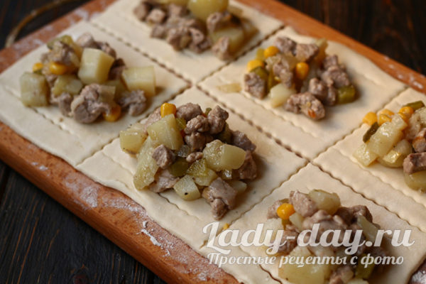 положить начинку