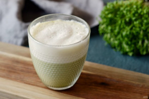 Матча латте - фото шаг 7