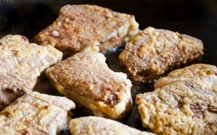 Печень говяжья в сметане - фото шаг 6