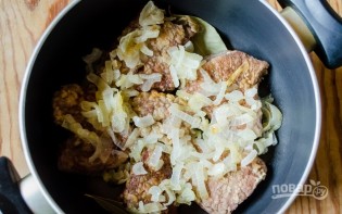 Печень говяжья в сметане - фото шаг 7