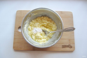 Песочный пирог с клюквой - фото шаг 4