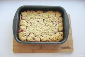 Песочный пирог с клюквой - фото шаг 13