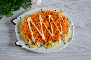 Скумбрия под шубой - фото шаг 5