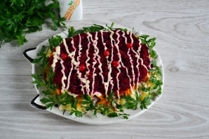 Скумбрия под шубой - фото шаг 7