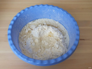 Тесто на манты на минералке - фото шаг 4