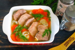 Заливное из языка на Новый год Крысы - фото шаг 7