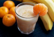 Энергетический смузи из мандаринов