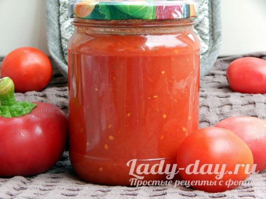 томатный соус на зиму в домашних условиях