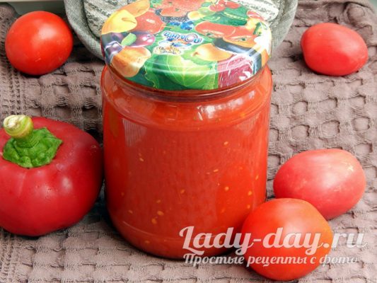 томатный соус на зиму в домашних условиях