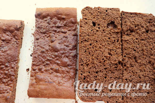 разрезать корж