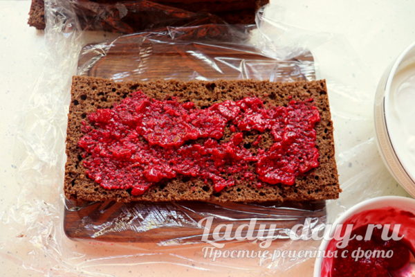 малина на корже