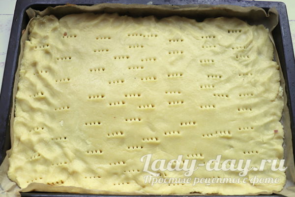 корж из теста