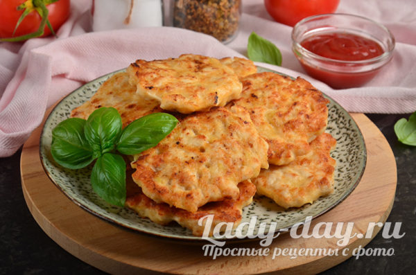 Рубленые куриные котлеты 