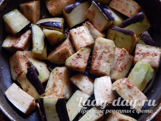 запечь баклажаны