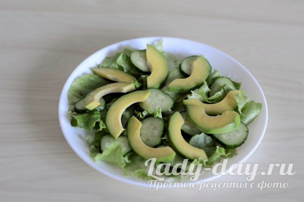 авокадо в салате