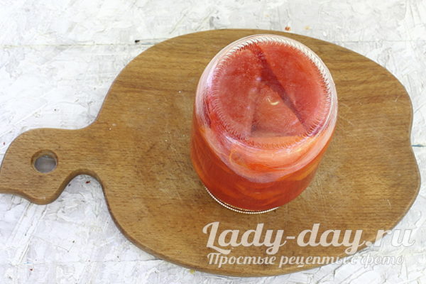 Сладкий перец в томатном соке на зиму