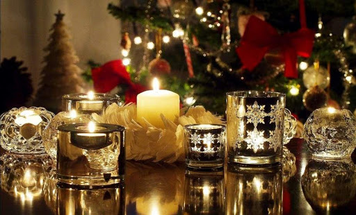 свечи на Рождество