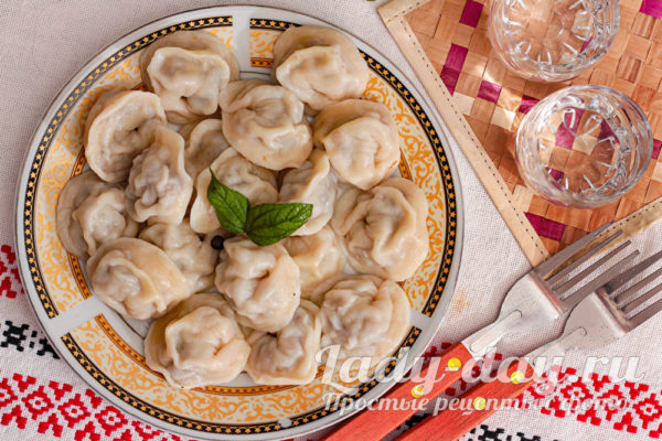  пельмени с рыбой