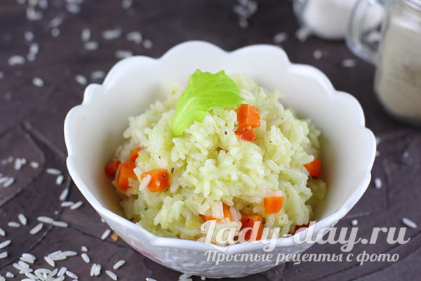 рис с морковью и луком