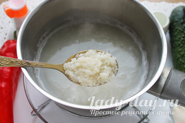 помыть рис
