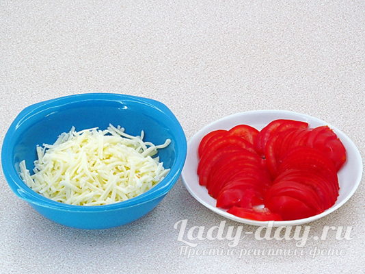 помидор и сыр