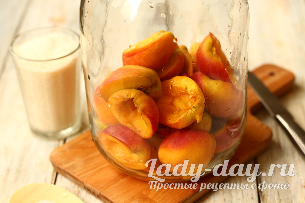 Мой надежный рецепт персикового компота на зиму, без стерилизации и прочих сложностей