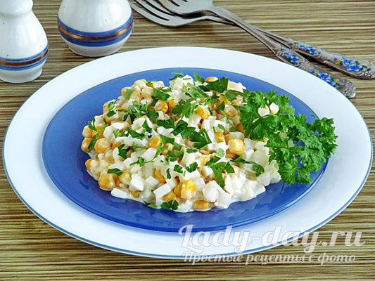Рецепт салата из топинамбура с яйцами
