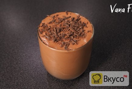 Шоколадный мусс со сливками