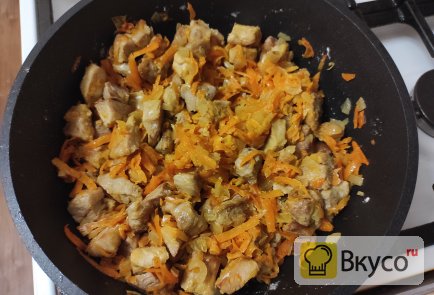 Густая мясная подлива с овощами