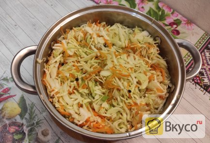Маринованная капуста с морковью быстрого приготовления с уксусом