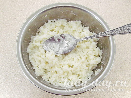 Рисовая бабка с любым джемом в духовке