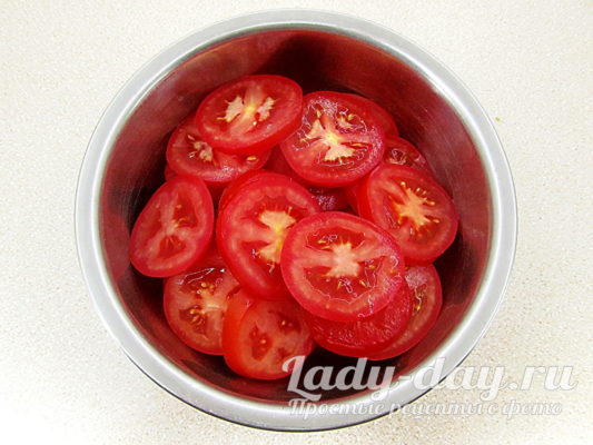 помидоры кружочками